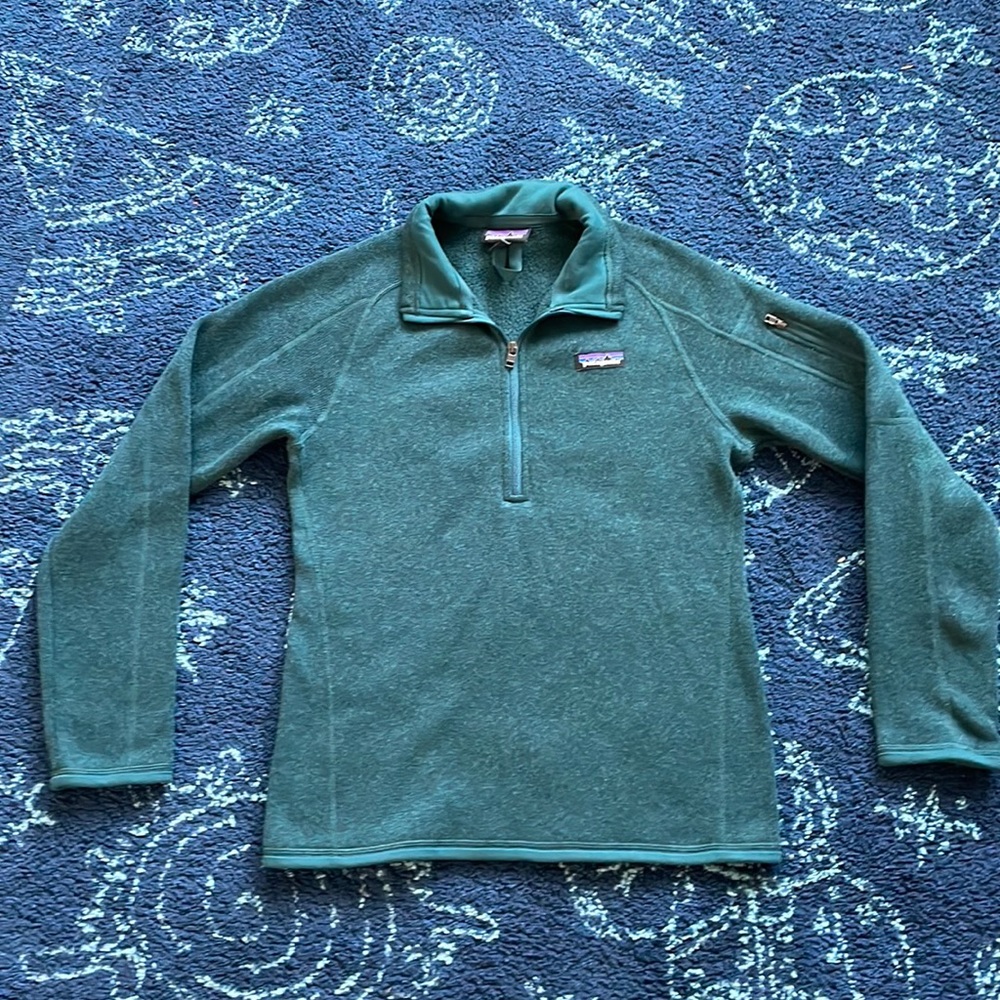 EUC Patagonia Better Sweater Quarter Zip Fleece Pullover
